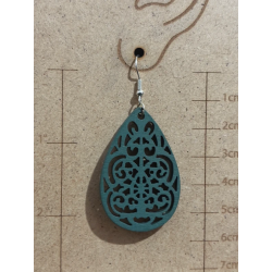 Boucles d’oreilles en bois