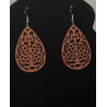 Boucles d’oreilles en bois