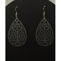 Boucles d’oreilles en bois