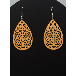 Boucles d’oreilles en bois