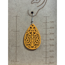 Boucles d’oreilles en bois