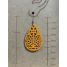 Boucles d’oreilles en bois